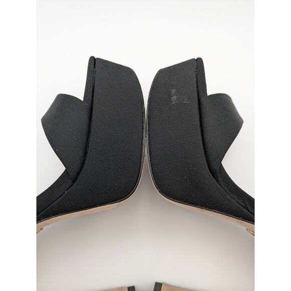 Badgley Mischka Women's Caia Platform Sandals in Black size US7 EU37.5 - Picture 8 of 16
